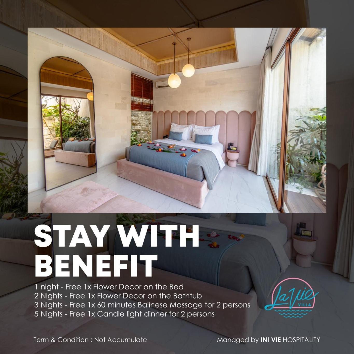 La Vie Villa Seminyak By Ini Vie Hospitality Legian Cameră foto